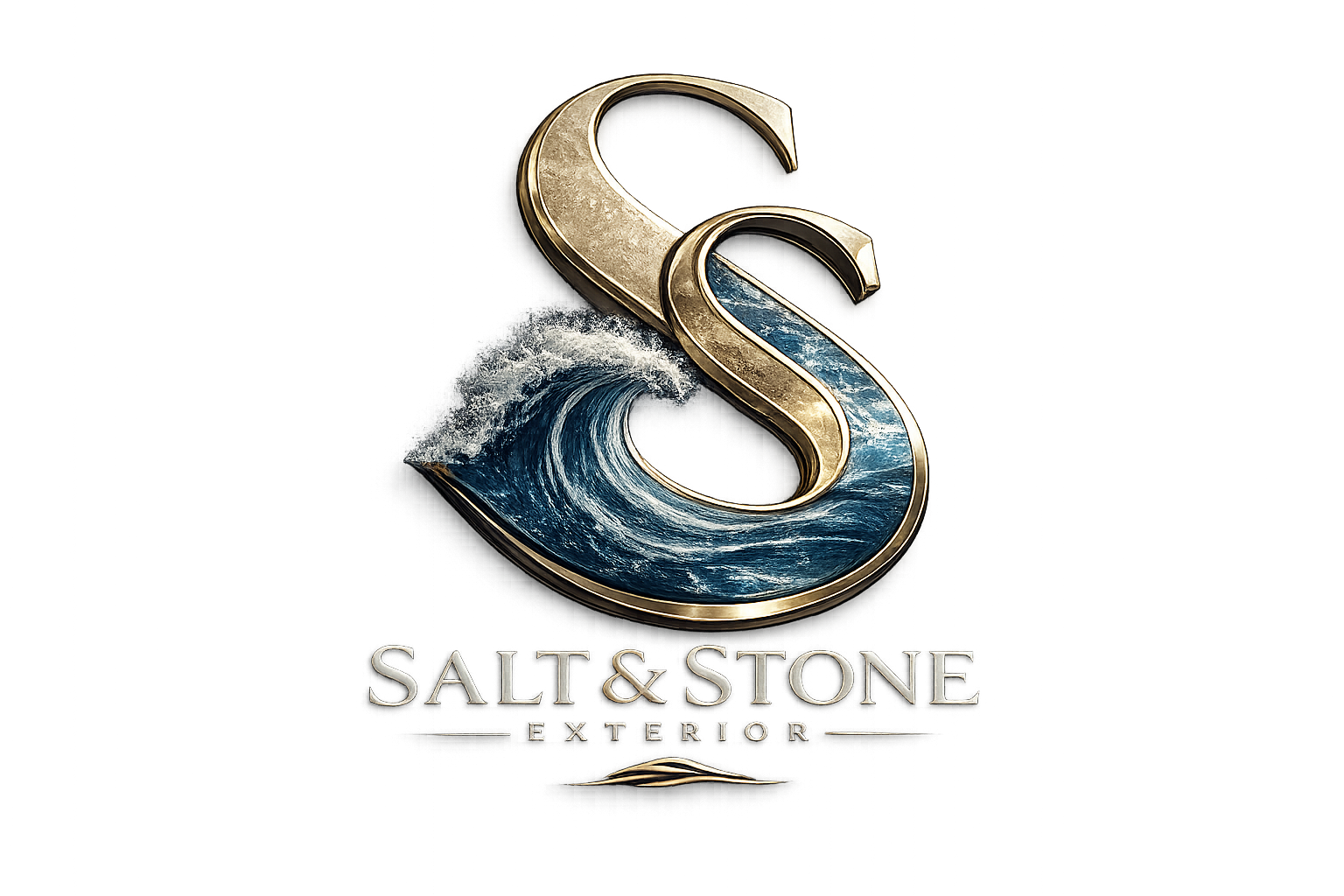 Salt & Stone Exterior Cleaning logo — pressure washing & exterior cleaning in New Jersey